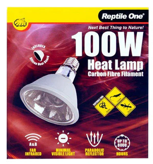 Reptile One Infrared Heat Lamp 100w Nature Pets & Aquariums