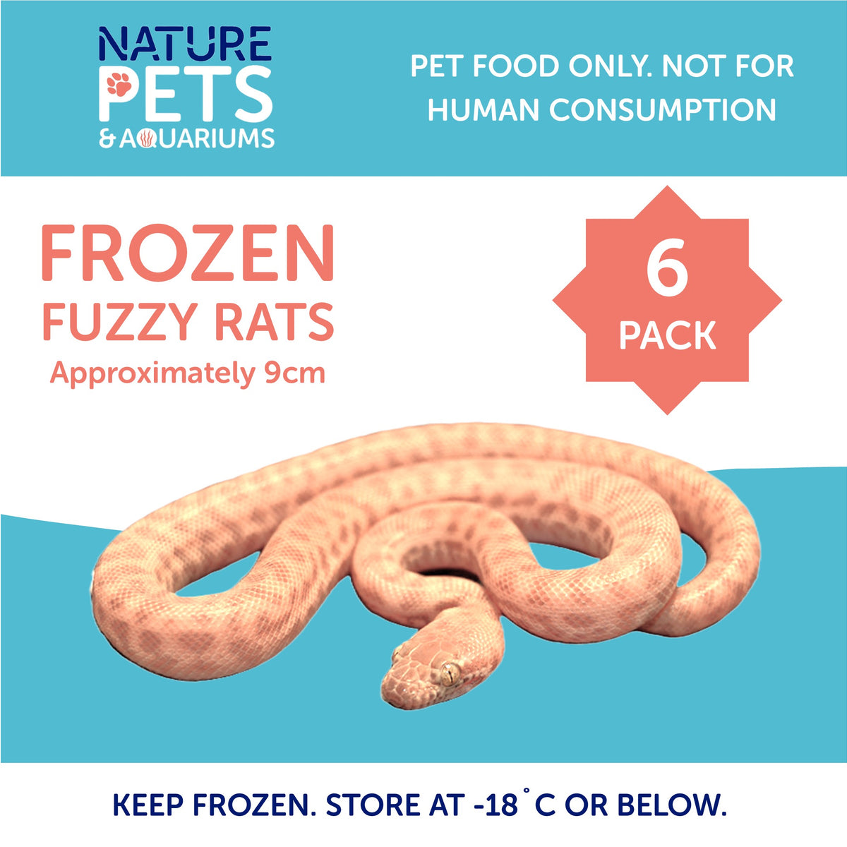 Frozen Fuzzy Rats 6pk – Nature Pets & Aquariums